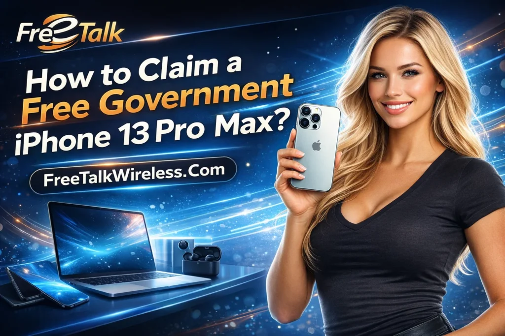 Free Government iPhone 13 Pro Max freetalk wireless